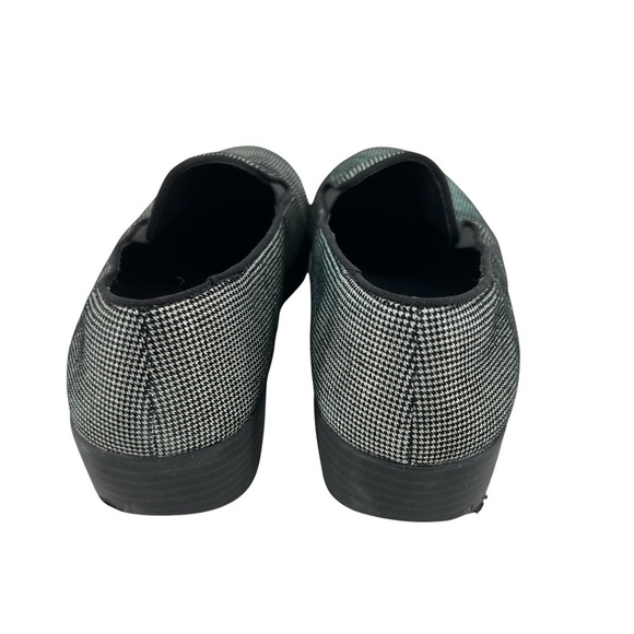 Fitflop Black Superskate Houndstooth Slip-On Loafers Size 7.5 Women’s - Picture 8 of 9